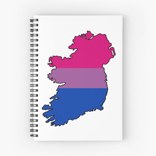 Item preview, Ireland Outline - Bi Pride Flag designed and sold by uni-que-designs.