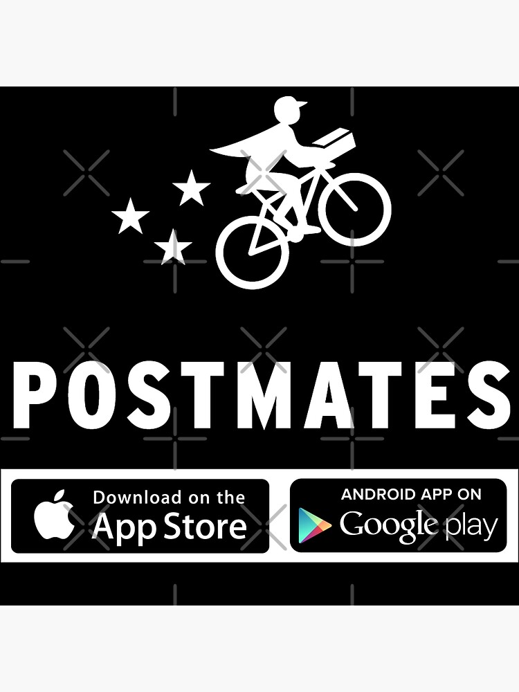 "Postmates Fleet Apparel Apps Design" Metal Print for Sale by
