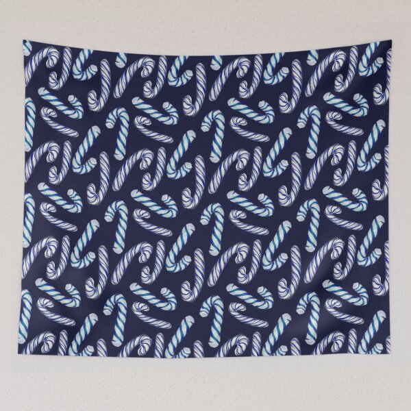 Item preview, Dark Blue Candy Cane Dark designed and sold by IcyArtShop.