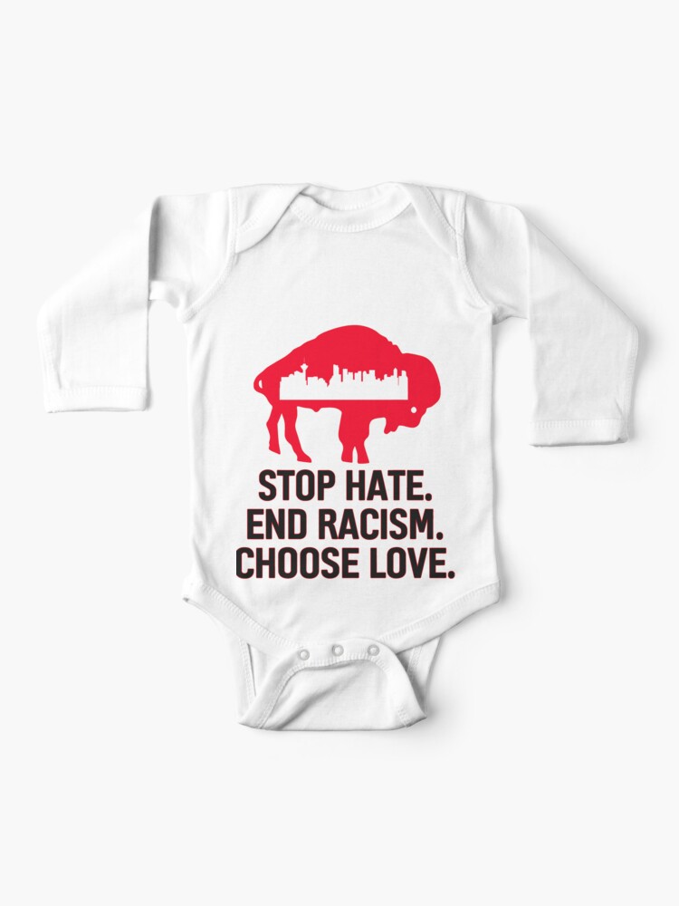 Buffalo Bills Stop Hate End Racism Choose Love Sweatshirt - Jolly Family  Gifts