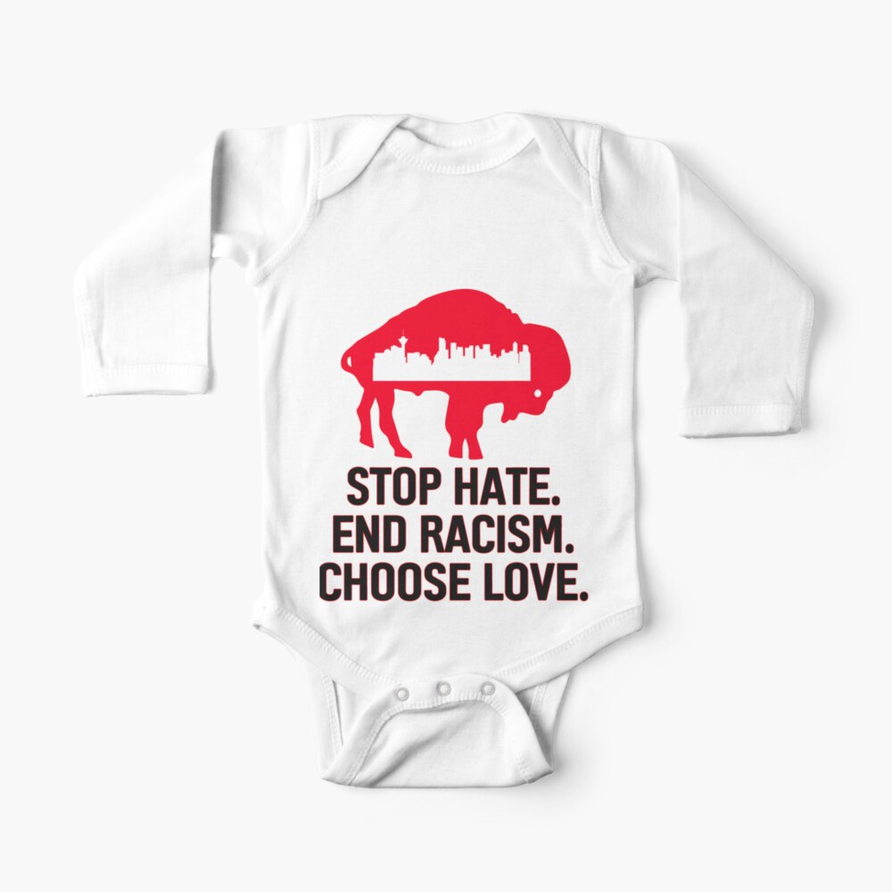 Buffalo Bills Choose Love Stop Hate End Racism T Shirt - Teeholly