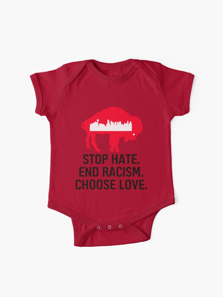 Buffalo Bills Choose Love Stop Hate End Racism T Shirt - Teeholly