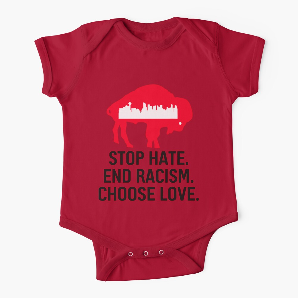 Stop Hate End Racism Choose Love Shirt Buffalo Bills - Teechipus