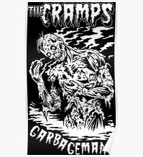 The Cramps (B&W) Poster
