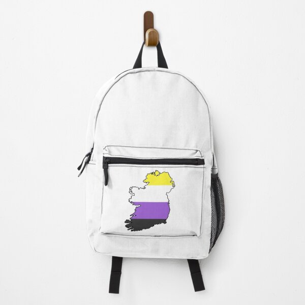 Item preview, Ireland Outline - Nonbinary Pride Flag designed and sold by uni-que-designs.