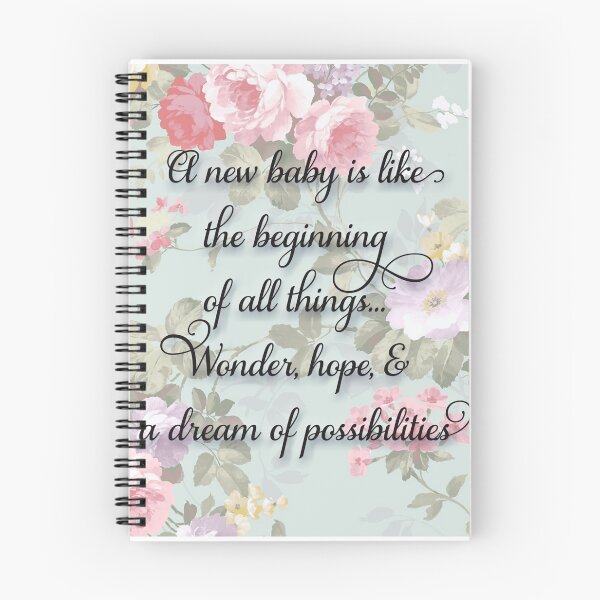 Item preview, A New Baby is Like the Beginning of All Things... designed and sold by Brittany  Carpenter.