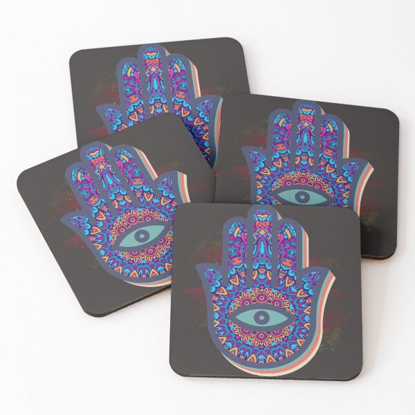 Item preview, Hamsa Mandala Yoga Hand Of designed and sold by RED FIR.