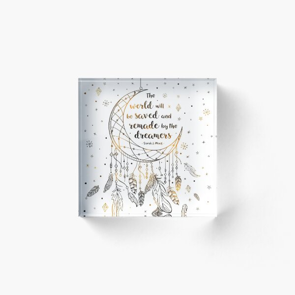 The world will be saved Acrylic Block