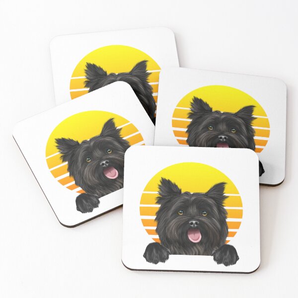 Item preview, Vintage Sunset Cairn Terrier Dog Lover designed and sold by Thanapats.