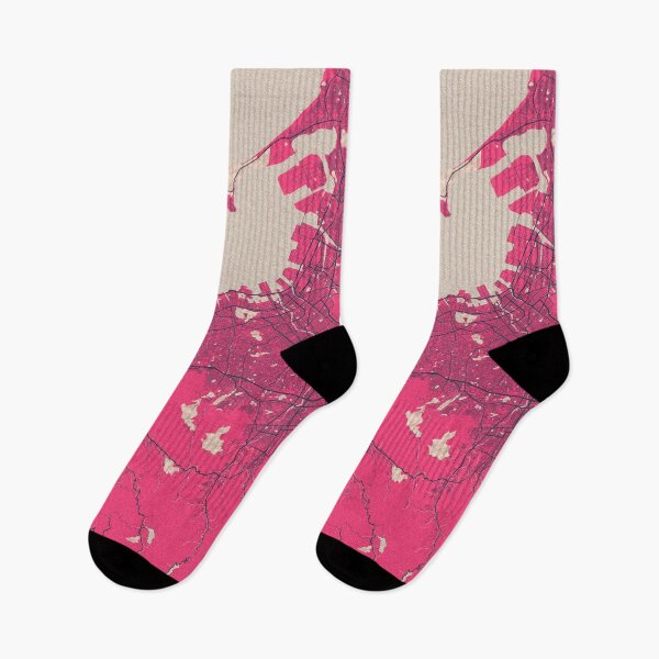 Item preview, Fukuoka City Map Japan - Cherry Blossom designed and sold by deMAP.