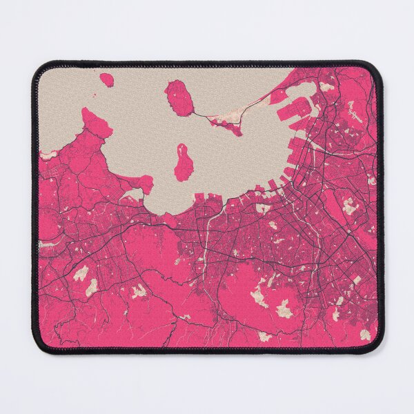 Item preview, Fukuoka City Map Japan - Cherry Blossom designed and sold by deMAP.