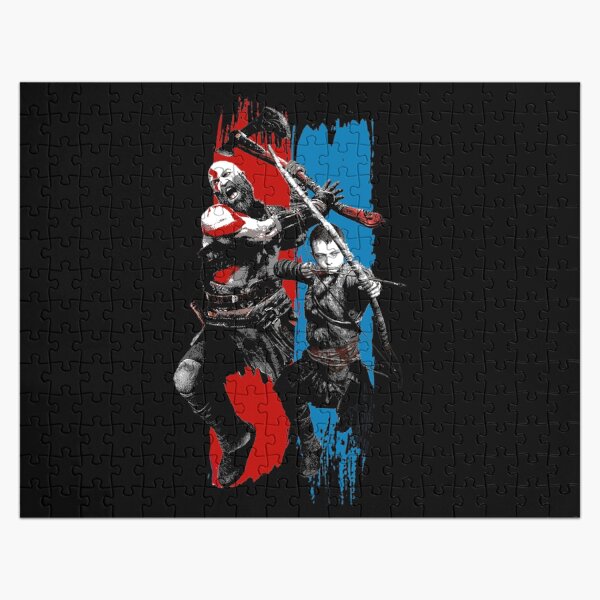 Vista previa del artículo con la obra «Dios de la guerra», diseñado y vendido por sparklyboss.