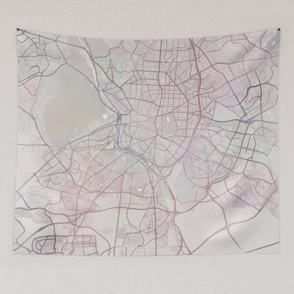 Item preview, Madrid Map, Madrid City, Spain City Map designed and sold by TheRedFinch.