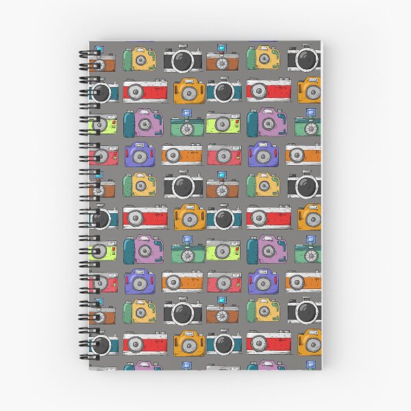 Item preview, The Retro Photocameras, 80s and 90s Nostalgia Photo Camera Pattern designed and sold by DiensDesign.