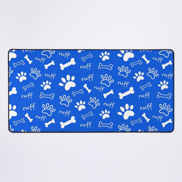Item preview, 'Dog Paws, Bones and Ruff Ruff' pattern for dog lovers. designed and sold by Zentropik.