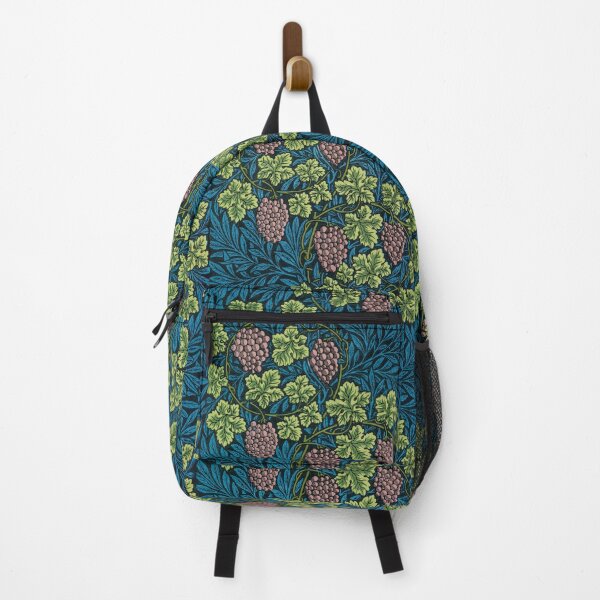 Item preview, GRAPES ,VINES AND LEAVES Art Nouveau Green Pink Blue Floral Pattern designed and sold by BulganLumini.