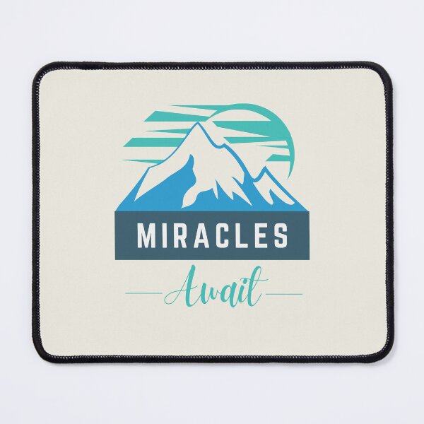 Item preview, Miracles Await | Mountain designed and sold by SpeakLifeHQ.