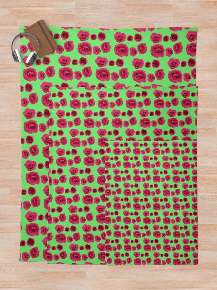 Thumbnail 5 of 6, Throw Blanket, Beautiful Roses designed and sold by Hic21.