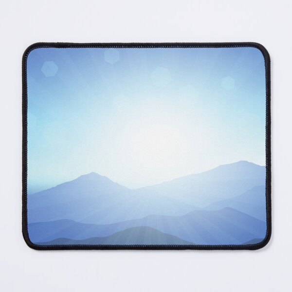 Item preview, Morning sunrise in the mountains blue designed and sold by Delicarte.