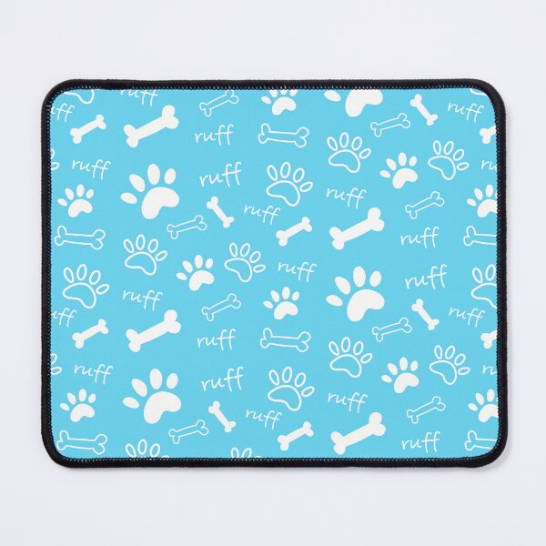 Item preview, 'Dog Paws, Bones and Ruff Ruff' pattern for animal lovers. designed and sold by Zentropik.