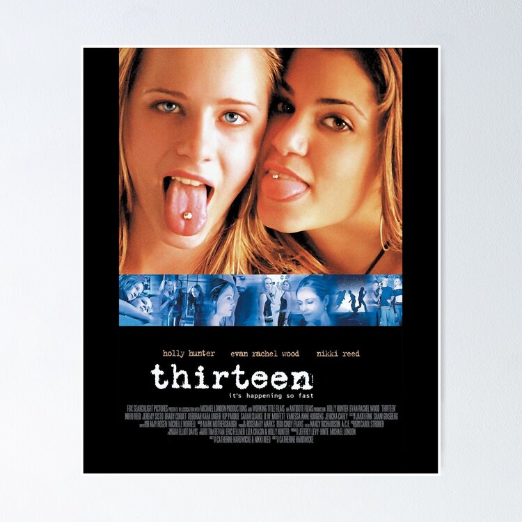 Mens Womens Thirteen Movie Poster Cool Gift Sticker