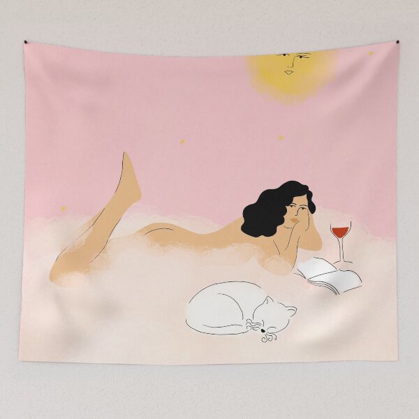 Item preview, Clouds, Cat and Wine designed and sold by chotnelle.