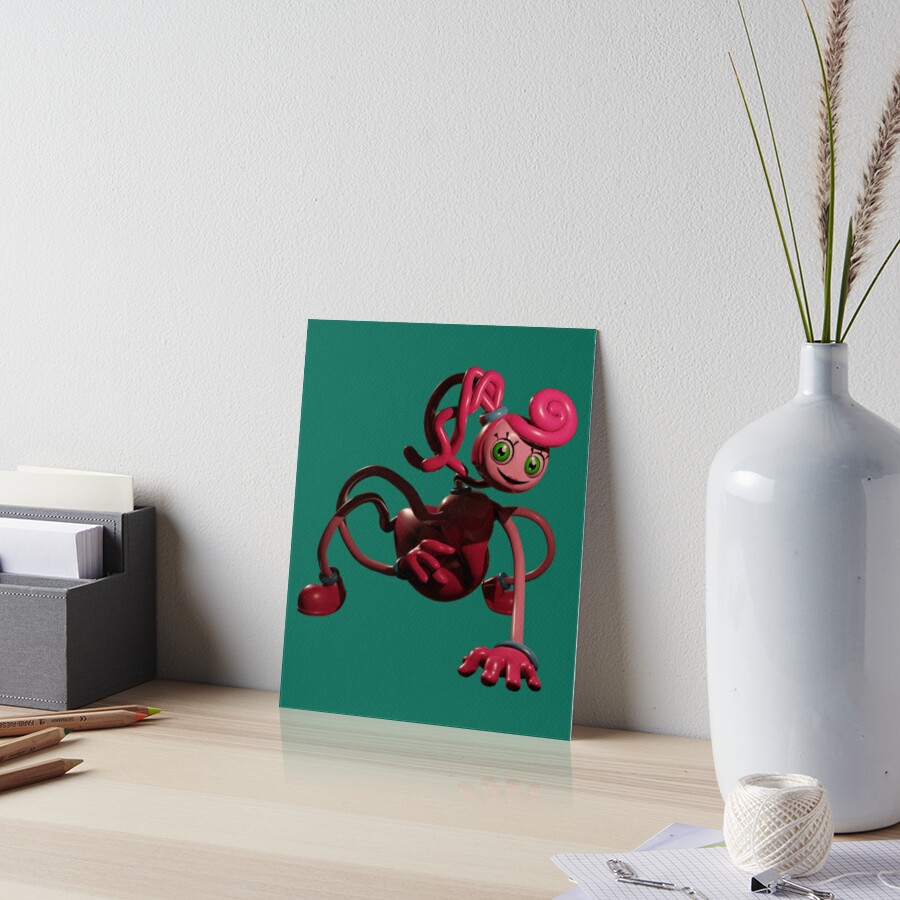 Poppy Playtime Mommy Long Legs Art Board Print By Weezytee Redbubble 