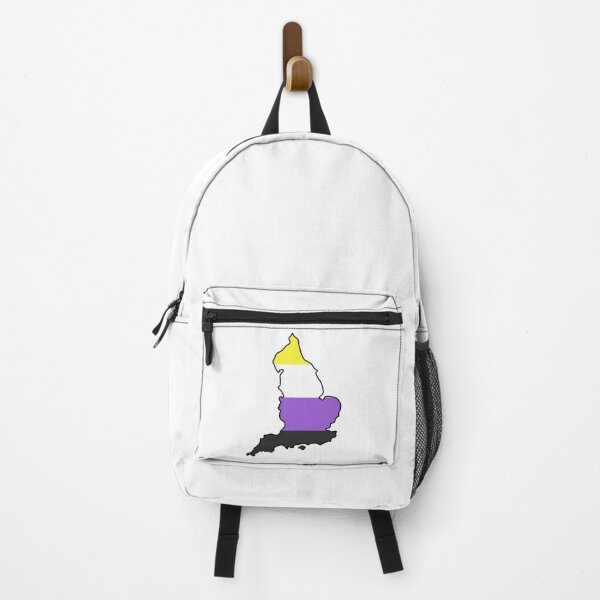 Item preview, England Outline - Nonbinary Pride Flag designed and sold by uni-que-designs.