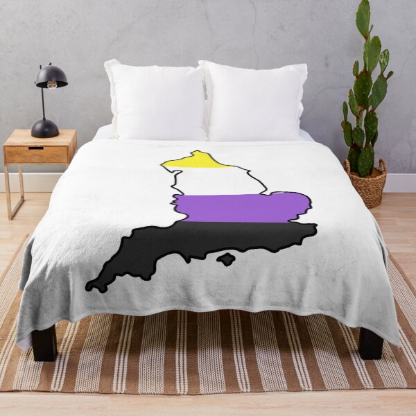 Item preview, England Outline - Nonbinary Pride Flag designed and sold by uni-que-designs.