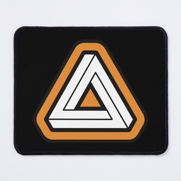 Item preview, Gold Impossible Triangle Optical Illusion designed and sold by iscaStudioArt.