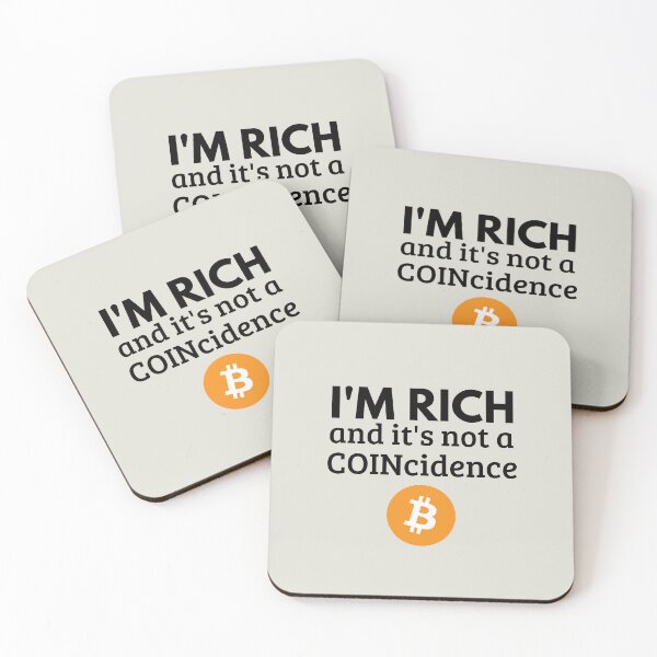 Item preview, Crypto rich - coin - not a coincidence designed and sold by Crypmetal.