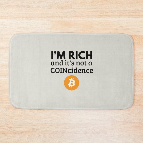 Item preview, Crypto rich - coin - not a coincidence designed and sold by Crypmetal.