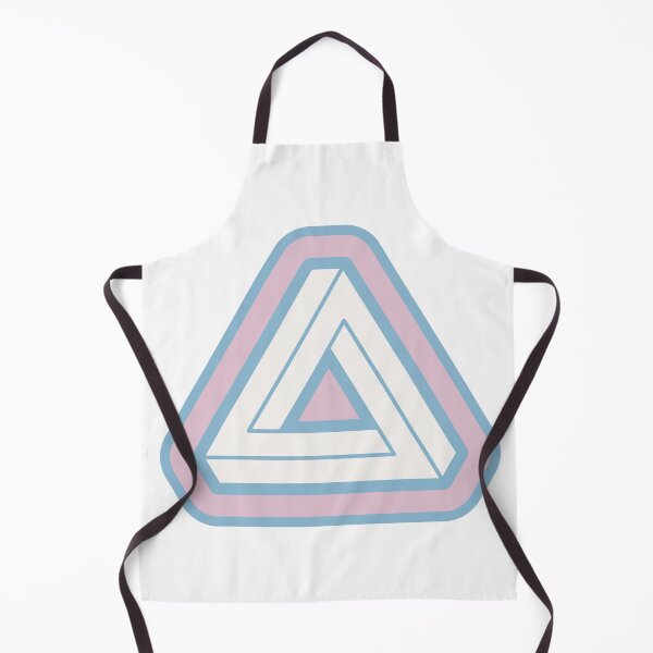 Item preview, Pastel Impossible Triangle Optical Illusion designed and sold by iscaStudioArt.