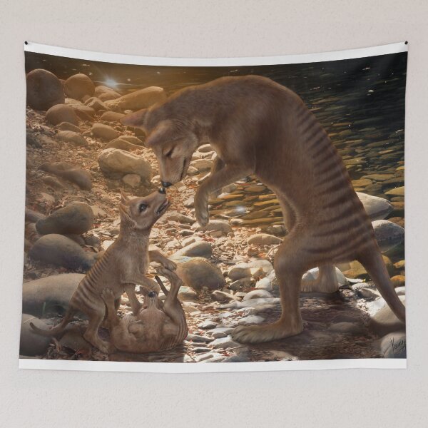 Item preview, Afternoon Playtime - Thylacine designed and sold by Jayne Kenyon.