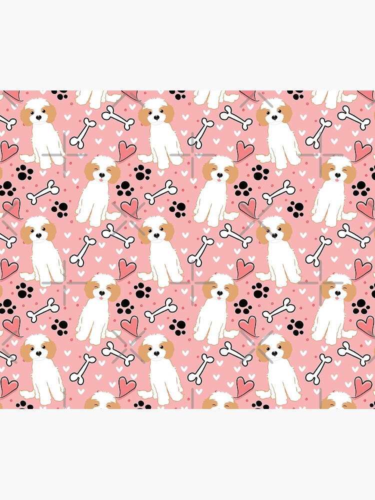 LOVE Blenheim Cavachon Dog by Lulupainting