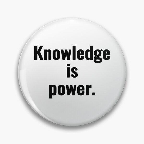 Item preview, Knowledge is power. designed and sold by Vanion.