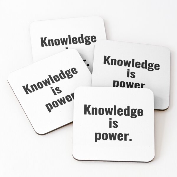Item preview, Knowledge is power. designed and sold by Vanion.
