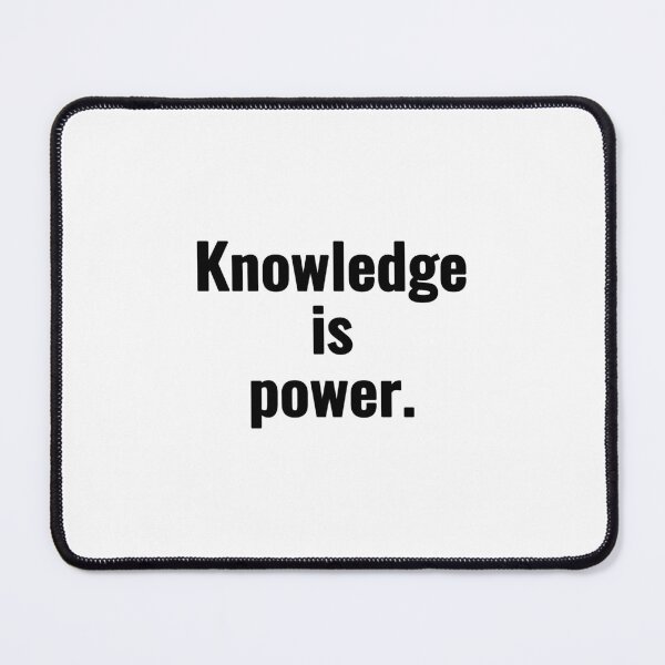Item preview, Knowledge is power. designed and sold by Vanion.