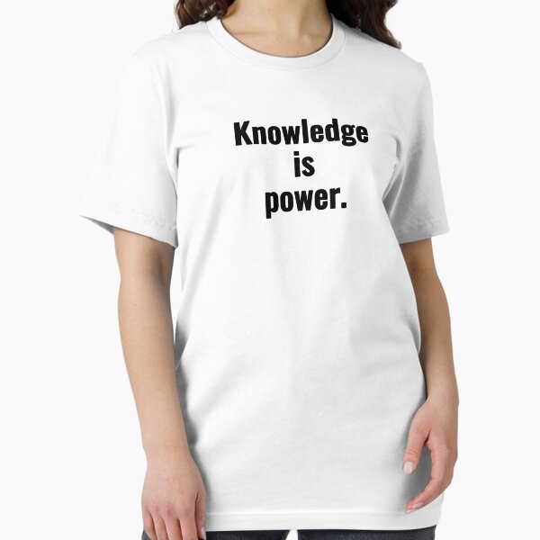 Item preview, Knowledge is power. designed and sold by Vanion.
