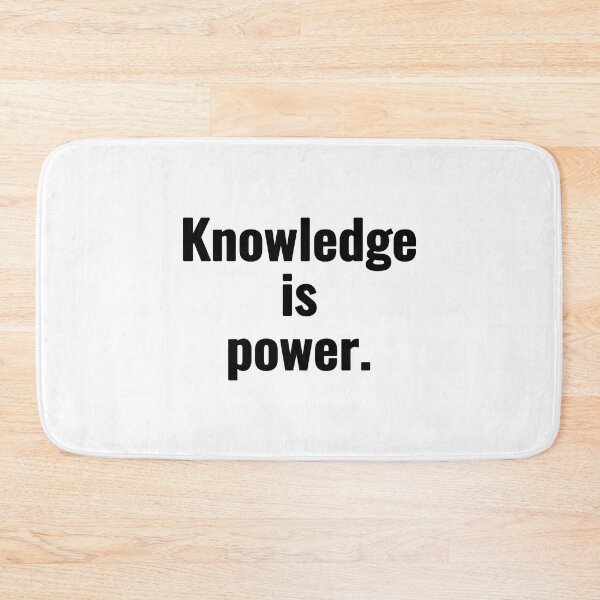 Item preview, Knowledge is power. designed and sold by Vanion.