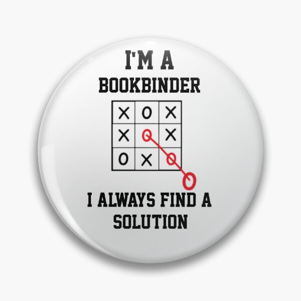 Item preview, Im A  Bookbinder I Always Find A Solution designed and sold by Yay Design.