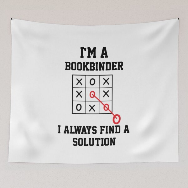 Item preview, Im A  Bookbinder I Always Find A Solution designed and sold by Yay Design.