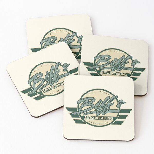 Item preview, Biff's Auto Detailing in Green. Back To The Future Movie designed and sold by PrintStopStudio.