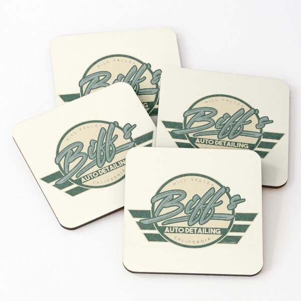 Item preview, Biff's Auto Detailing in Distressed Green. Back To The Future Movie designed and sold by PrintStopStudio.