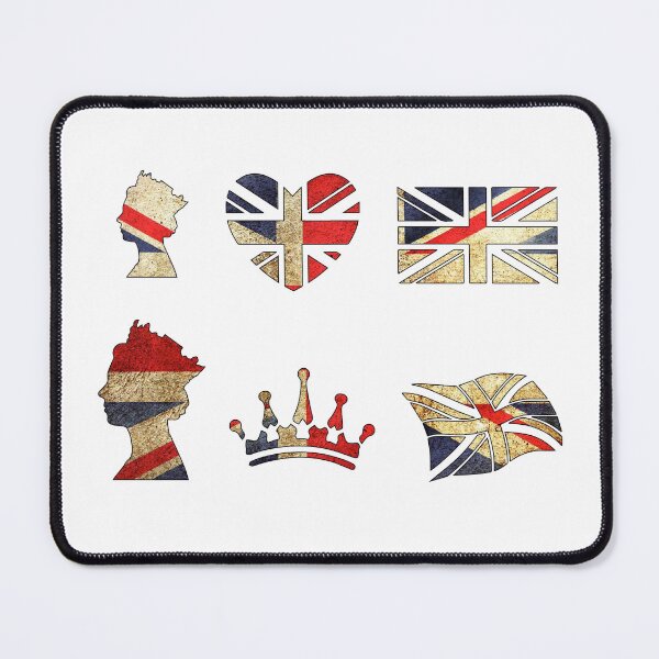 Item preview, Queens Platinum Jubilee Stencil with Crowns and Union Jack designed and sold by ElainaNienow.