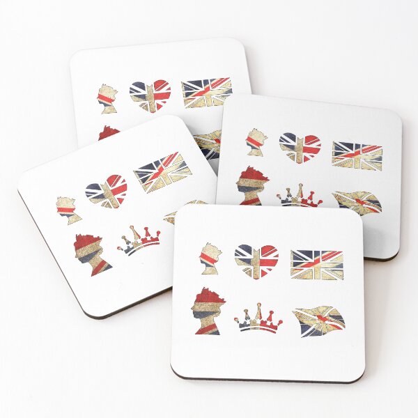 Item preview, Queens Platinum Jubilee Stencil with Crowns and Union Jack designed and sold by ElainaNienow.