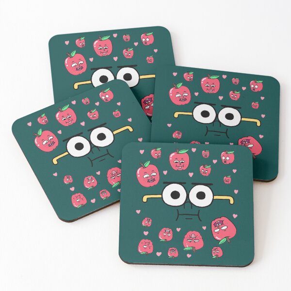 Item preview, Apple and onion cartoon wallpaper   designed and sold by ArielWo.