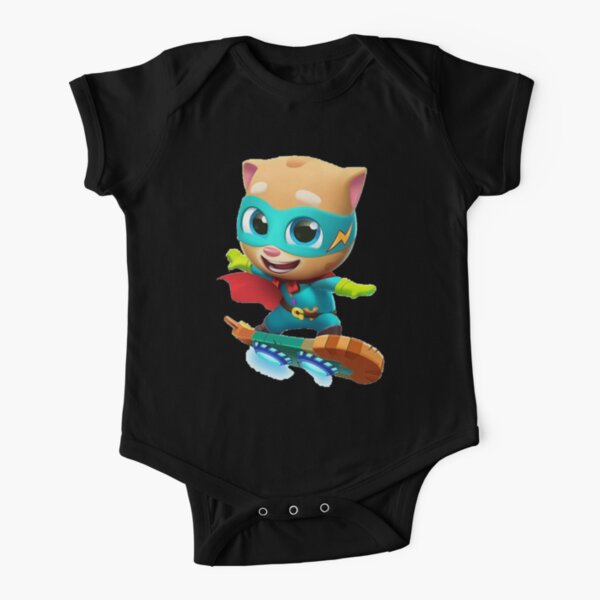 My Talking Tom Short Sleeve Baby One-Piece For Sale | Redbubble