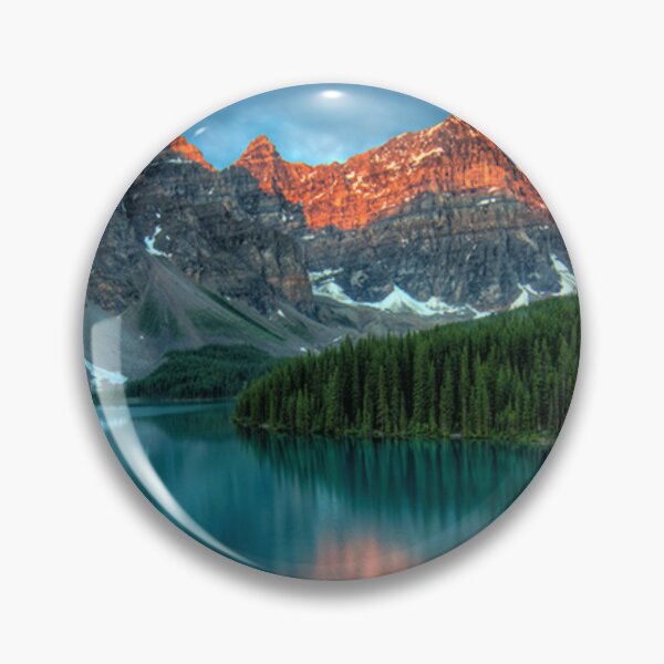 Item preview, Mountains blue lake blue sky designed and sold by Delicarte.