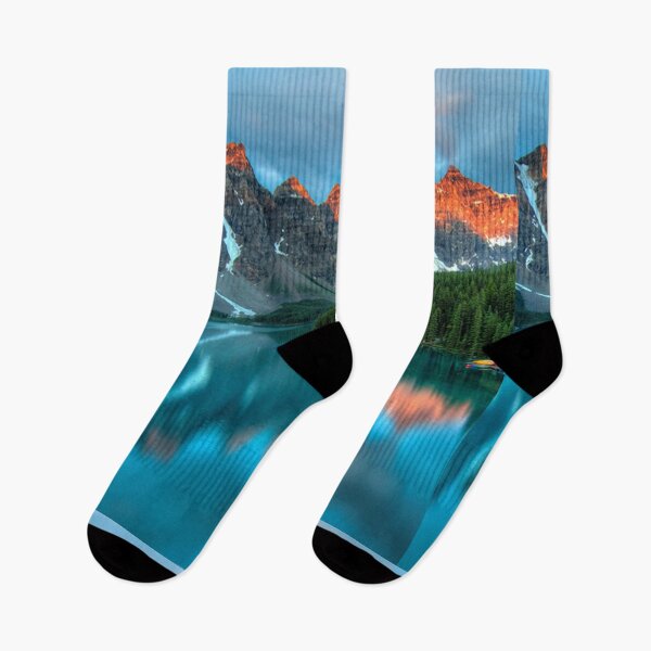 Item preview, Mountains blue lake blue sky designed and sold by Delicarte.